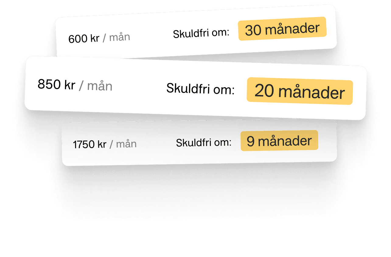 en betalningsplan alternativ